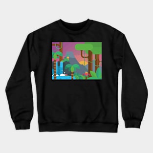 Jungle Sunsets Crewneck Sweatshirt